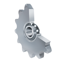 Set chain wheel + Bearing-d16.2- KSR16-L0-12-10-13-16   INA