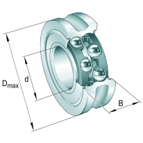 SD12-35-15.9   LFR5201-10-2Z.  outer ring for shaft Ø10mm
