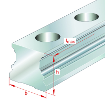 WS45-TKVD45-G3-HJ-L1040mm.22/73-rail-linear guidance-for-KWVE45 INA