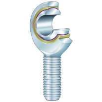 GEB20L B25 GAKL20-PW-A.Външ.ляв.рез.-М20X1.5 Без маз.-Ст./Бронз с PTFE