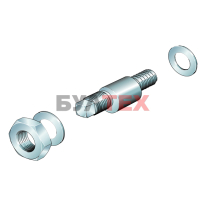 ЕКСЦЕНТРИЧНА ШПИЛКА LFЕ15-1 M15L57 резбаМ12 ЗА ОПОРНА РОЛКА LFR5302-10