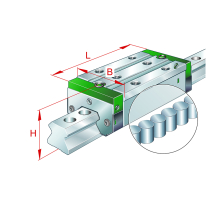 WK25 -RWU25-E-HL-V3-G2 КОЛИЧКА ЗА ЛИНЕЙНО ВОДЕНE-ЗА ШИНА -TSX25-E  INA