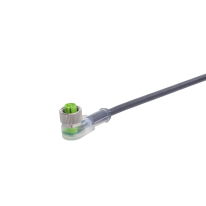 КАБЕЛ С БУКСА НА 90°-10м.(ARCALUB-X.CABLE-M12-10M-LED)за СТАНЦ.C2 и C8