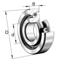 SES30-62-15  Bearing BSB3062-SU cont. angle-60˚, narrow toler. 30TAC62