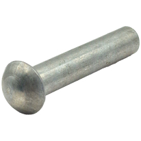 НИТ 6x10 АЛУМИНИЕВ  DIN 660 ПОЛУОБЛА ГЛАВА