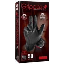 РЪКАВИЦИ - !!! - 1 БРОЙ - Нитрил ЧЕРНИ- N10XL-GRIPPAZ