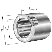 ESRNA4-8-6  Лагер HF0406  Еднопосочен със стоманен пружинен сепаратор