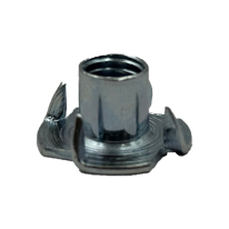 Гайка с шипове M10x13 за набиване в дърво DIN 1624 Zn