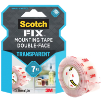 ДВОЙНО ЗАЛЕПВАЩА ЛЕНТА-ВЪТРЕШНА-ПРОЗ  7кг.  UV1.5м./19 4910-C-1915  3M