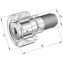 KR40-20-58 M18x1.5 NUKRE40-A Ексцентрична вт.2Z,Дин.-18800N,5500-1/min