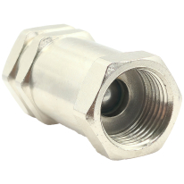 ВЪЗВРАТЕН КЛАПАН-уплътнение-FKM(VITON) 2 вътрешни резби M5x0.8  KONFIT