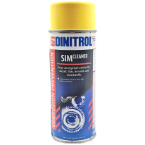 СПРЕЙ-ЦВЕТОВА ДЕФЕКТОСКОПИЯ-ПОЧИСТВАТЕЛ-400ml.- SIM CLEANER -ЖЪЛТА КАП