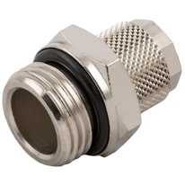 НИПЕЛ Външна резба M6 и затягаща гайка за шлаух 5mm.x3 AIGNER